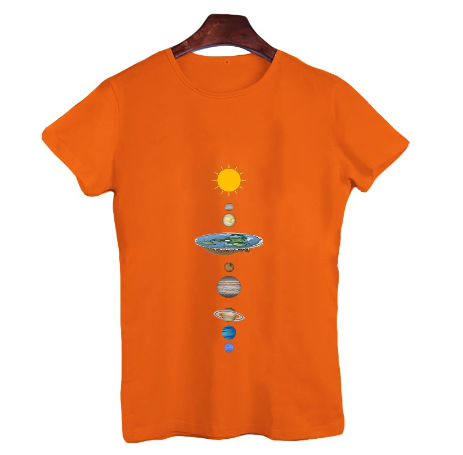 Kid Cudi Men Tee Shirt Cosmic Solar System