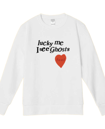 lucky me i see ghosts sweatshirts