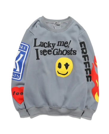 lucky me i see ghosts crewneck